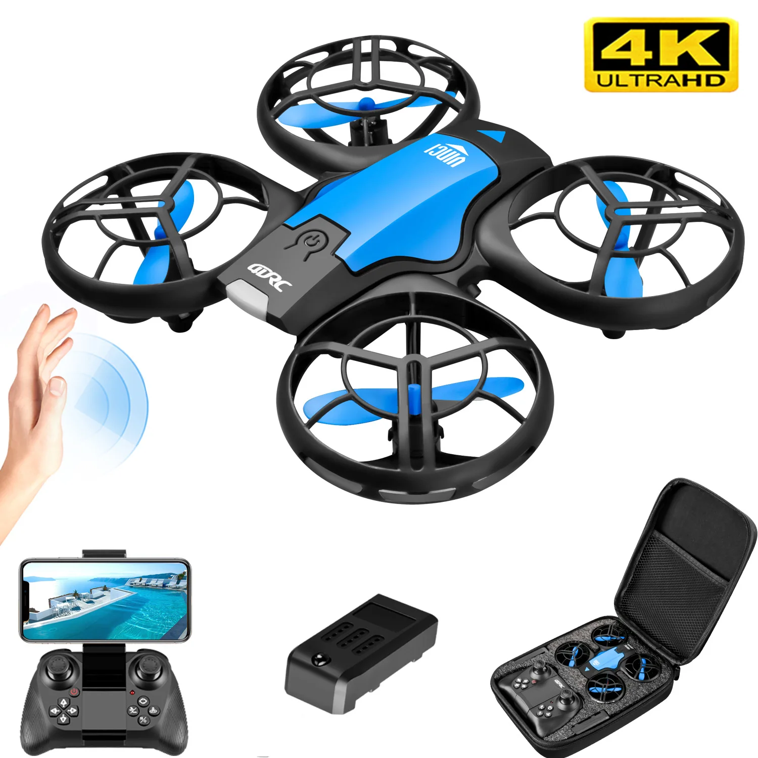 Drone Racing Camera - Новый мини-дрон V8 с камерой 4K
